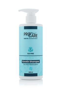 ⁦פרו-קר שמפו קרטין לשיקום השיער 500 מ"ל- PROCARE keratin shampoo hair restoration 500ml⁩ – תמונה ⁦2⁩