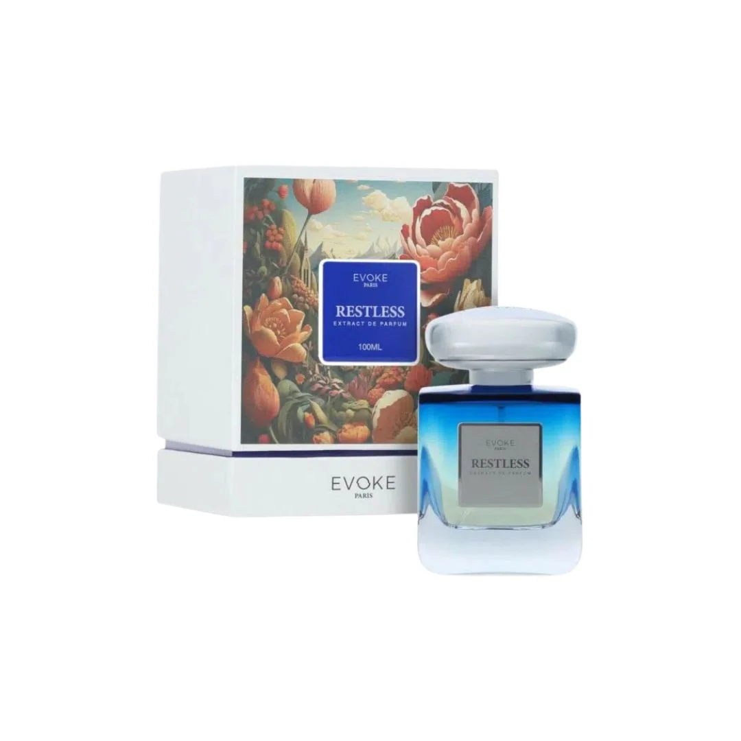 17832.webp איבוק רסטלס 100 אקסטריט דה פרפיום  EVOKE RESTLESS 100ML EXTRACT DE PARFUM – תמונה 1