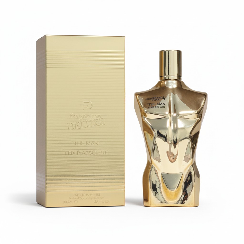 17925-1.jpg פגרנס וורלד דלוקס דה מאן אלקסיר אבסולו א.ד.פ 100 מ"ל- Fragrance World De Leuxe the Man elixir absolute EDP Spray 100 ml – תמונה 1