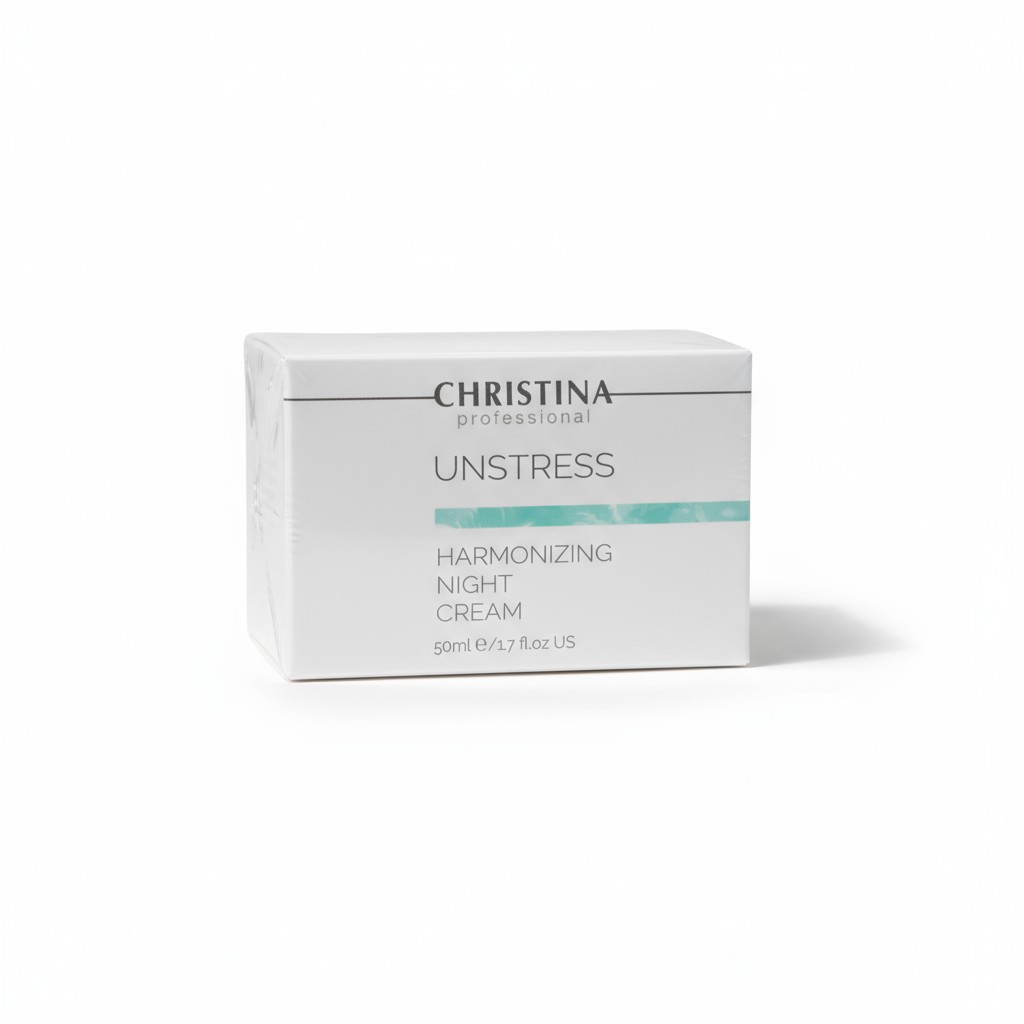 15011.jpg כריסטינה UNSTRESS HARMONIZING NIGHT CREAM - קרם לילה מאזן לפנים 50 מ"ל – תמונה 1