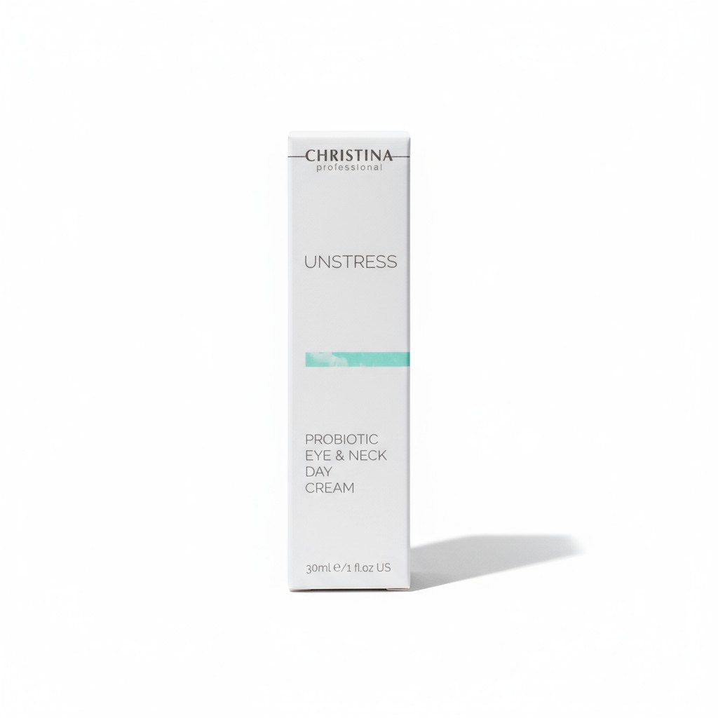 17596.jpg כריסטינה קרם יום פרוביוטי לעיניים ולצוואר 30 מ"ל - UNSTRESS PROBIOTIC EYE & NECK DAY CREAM – תמונה 1