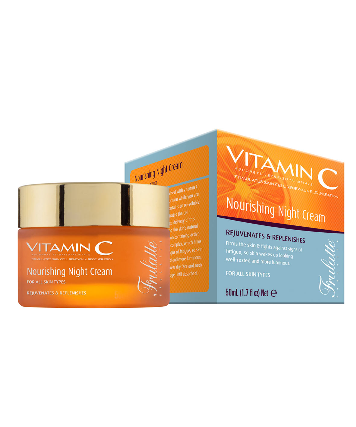 7773-1.jpg קרם לילה מזין ויטמין סי 50 מ"ל - Vitamin C Nurishing Night Cream – תמונה 1