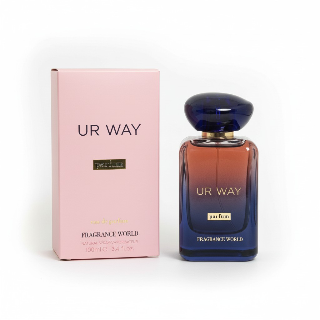 17927-1.jpg פגרנס וורלד יור וואי א.ד.פ 100 מ"ל- Fragrance World UR WAY EDP Spray 100 ml – תמונה 1