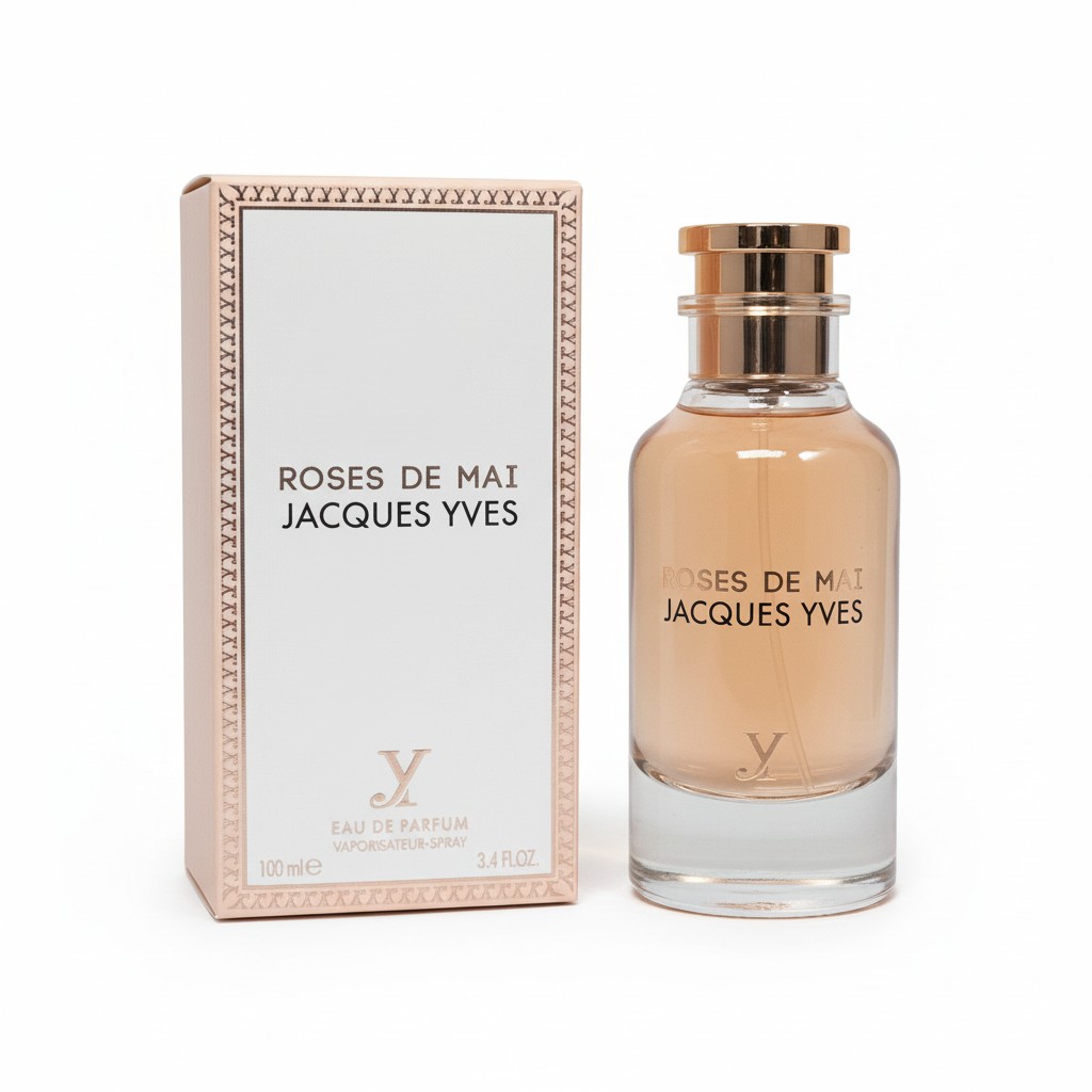 17930.jpg פגרנס וורלד רוזס דה מיי א.ד.פ 100 מ"ל- Fragrance World ROSES DE MAI EDP 100 ml – תמונה 1