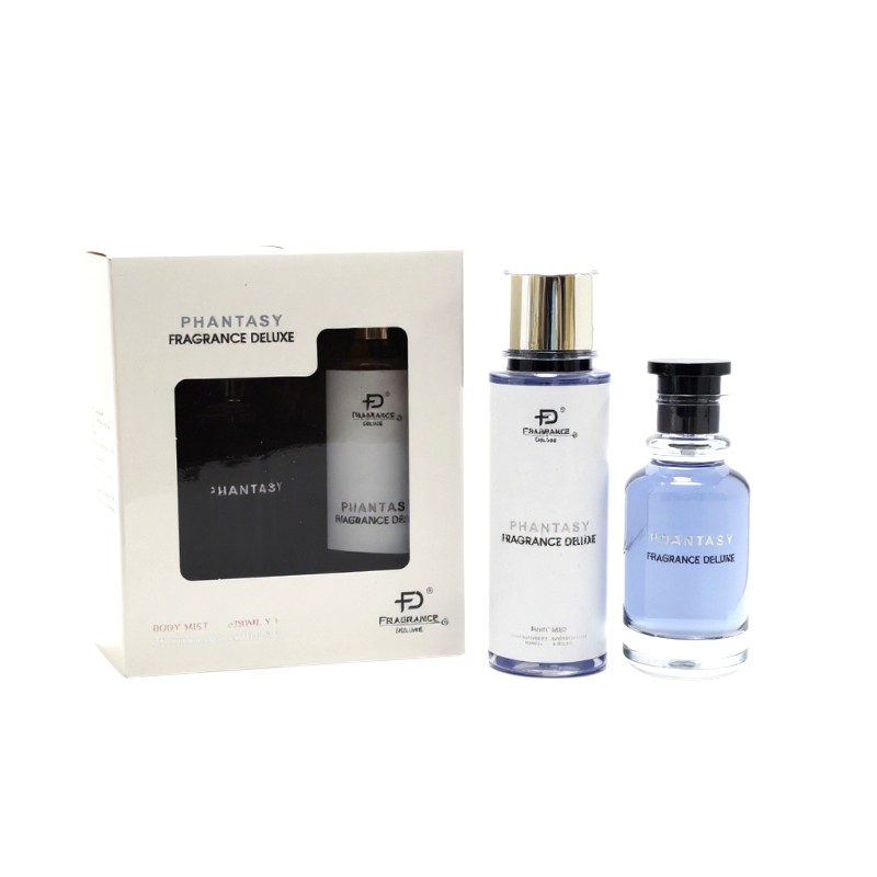 18050.jpg פגרנס דלוקס מארז פאנטזי 100 מ"ל א.ד.פ +250 מ"ל בודי מיסט - FRAGRANCE DELUXE SET FHANTASY 100ML EDP+250BODY MIST – תמונה 1