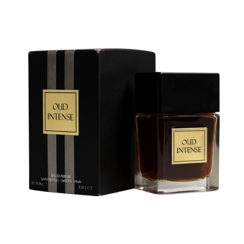18053.jpg פגרנס וורלד אוד אינטנס א.ד.פ 100 מ"ל- Fragrance World OUD INTENSE EDP Spray 100 ml – תמונה 1