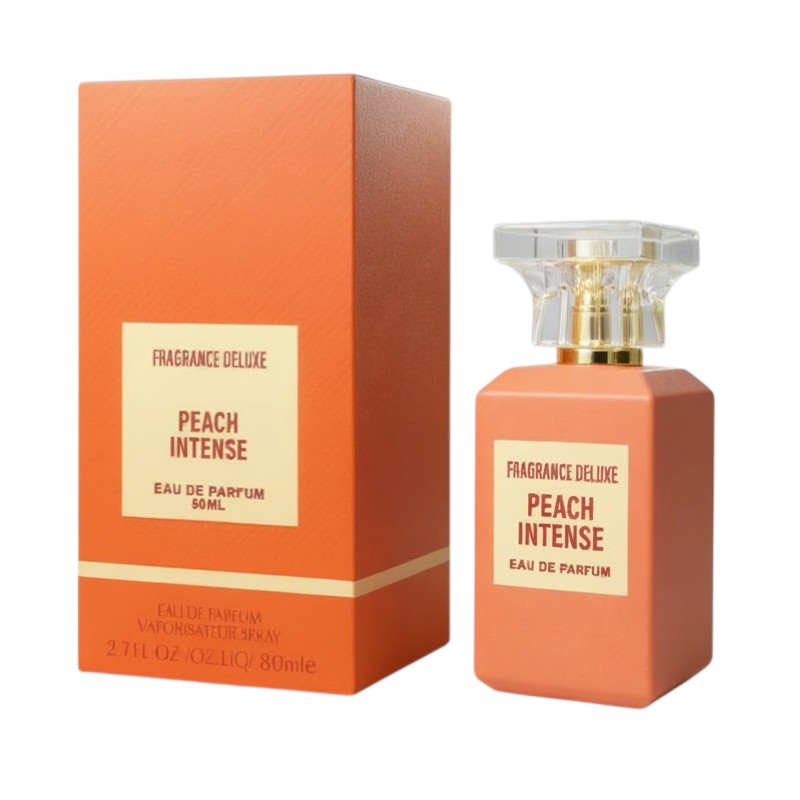 18071.jpg פגרנס וורלד דלוקס פיץ' אינטנס א.ד.פ 80 מ"ל- Fragrance World De Luxe PEACH INTENSE EDZ pray 80 ml – תמונה 1