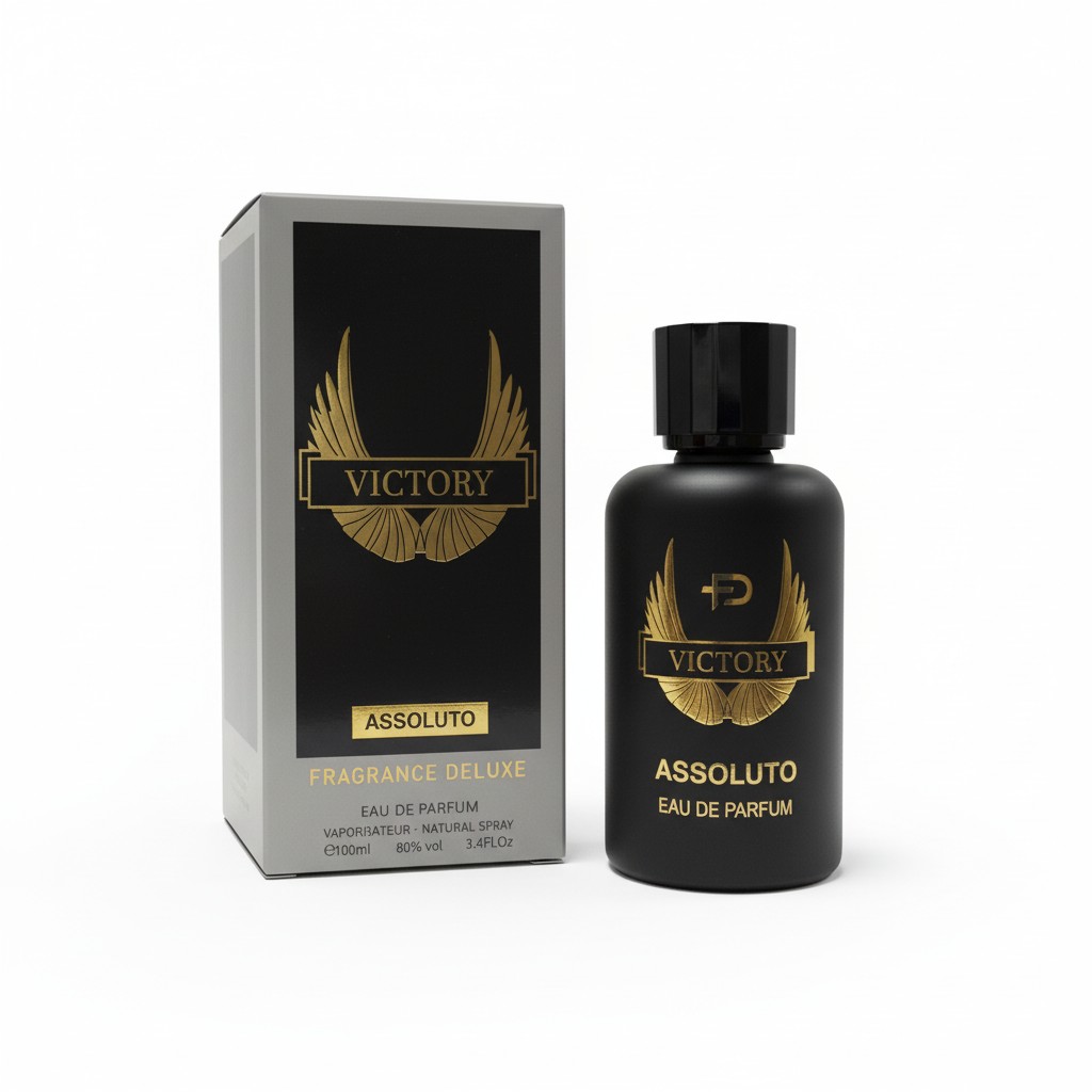 18214-1.jpg פגרנס וורלד דלוקס ויקורי אסלוטו א.ד.פ 100 מ"ל- Fragrance World De Leuxe VICTORY ASSOLUTO EDP Spray 100 ml – תמונה 1