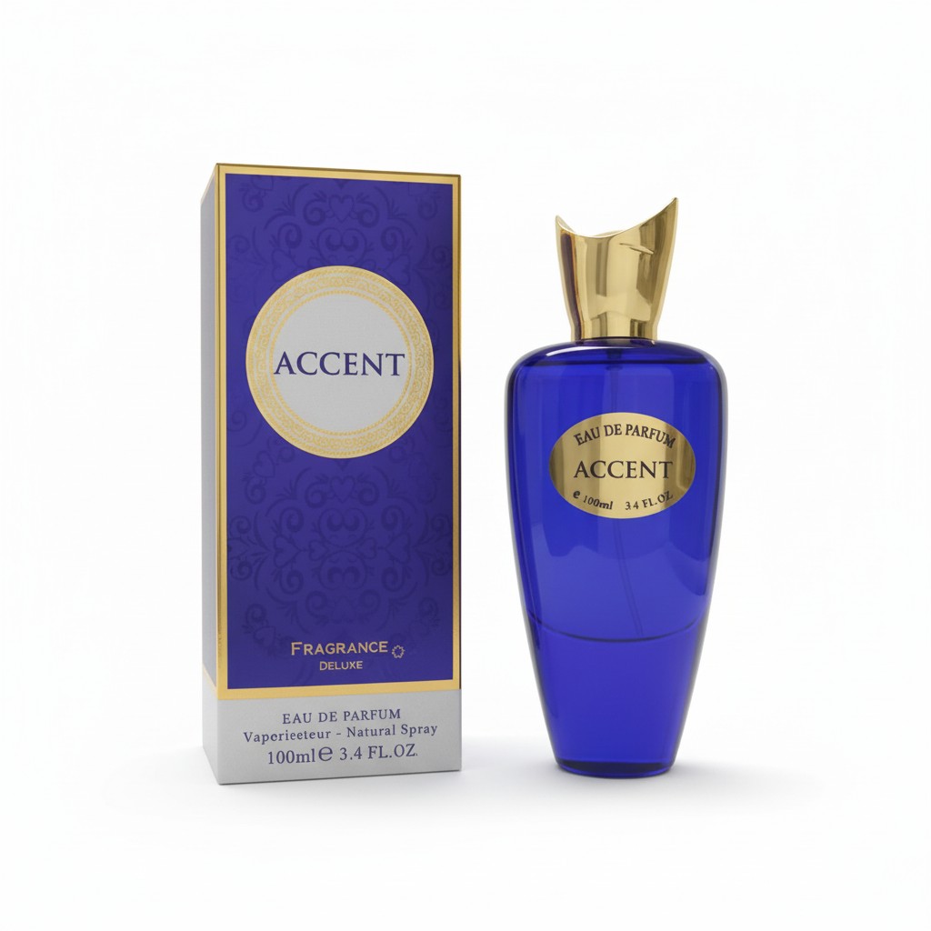 18215-1.jpg פגרנס וורלד דלוקס אסנט א.ד.פ 100 מ"ל- Fragrance World De Leuxe ACCENT EDP Spray 100 ml – תמונה 1