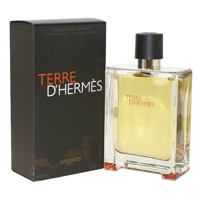 3858.jpg Hermes Terre D'hermes Parfum 200 ml - הרמס טר דה הרמס פרפיום 200 מ"ל – תמונה 1