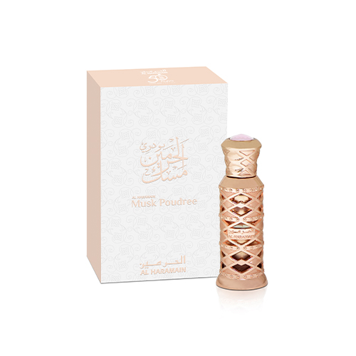8815.jpg Oil perfume Al Haramain Musk Poudree 12 ml - בושם שמן אל חרמין מאסק פודרה 12 מ''ל – תמונה 1
