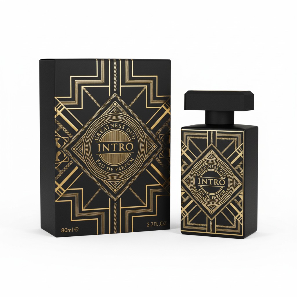 16185-5.jpg פגרנס וורלד אינטרו א.ד.פ 80 מ"ל- Fragrance WORLD INTRO GREATNESS OUD EDP 80 ML – תמונה 1