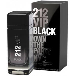 4095-1.jpg Carolina Herrera 212 VIP Black e.d.p 200 ml - קרולינה הררה 212 וי אי פי בלאק א.ד.פ 200 מ"ל – תמונה 1