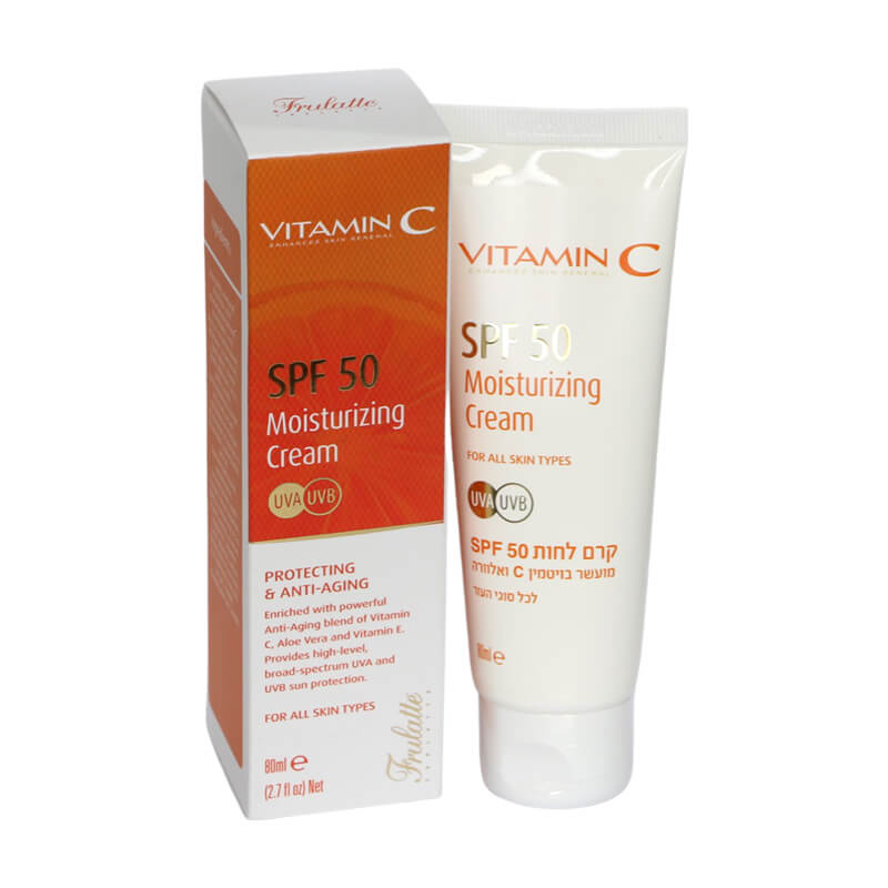 10192-3.jpg קרם לחות ויטמין סי עם הגנה מהשמש - Vitamin C Moisturizing Cream SPF50 – תמונה 1