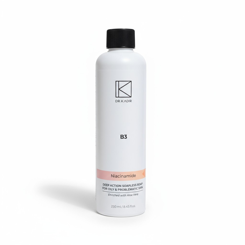 15175.jpg ד"ר כדיר אלסבון לניקוי עמוק250 מ"ל - Dr. Kadir B3 Deep Action Soapless Soap – תמונה 1
