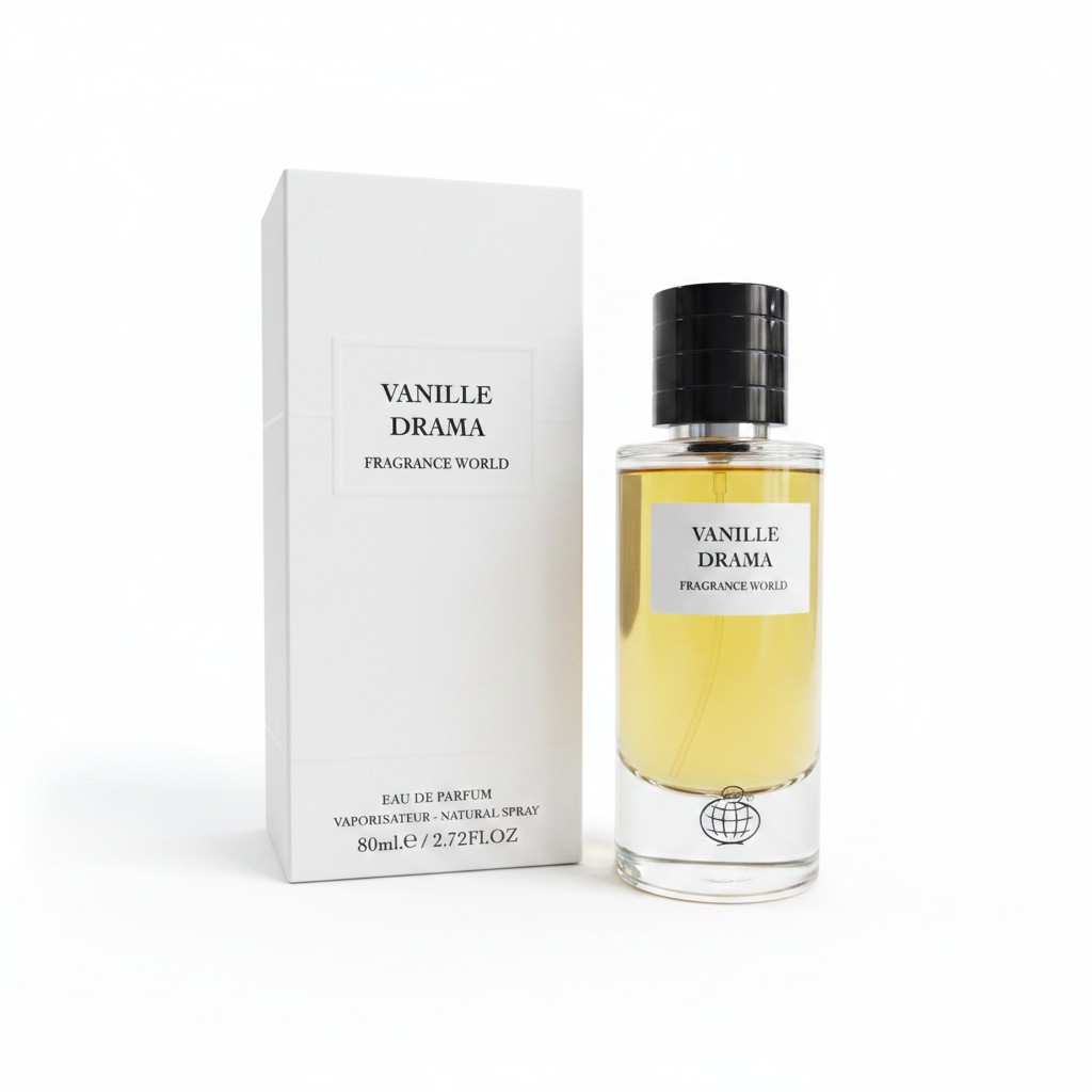 18247.jpg פגרנס וורלד ונילה דראמה א.ד.פ 80מ"ל- Fragrance World VANILIE DRAMA EDP Spray 80ml – תמונה 1