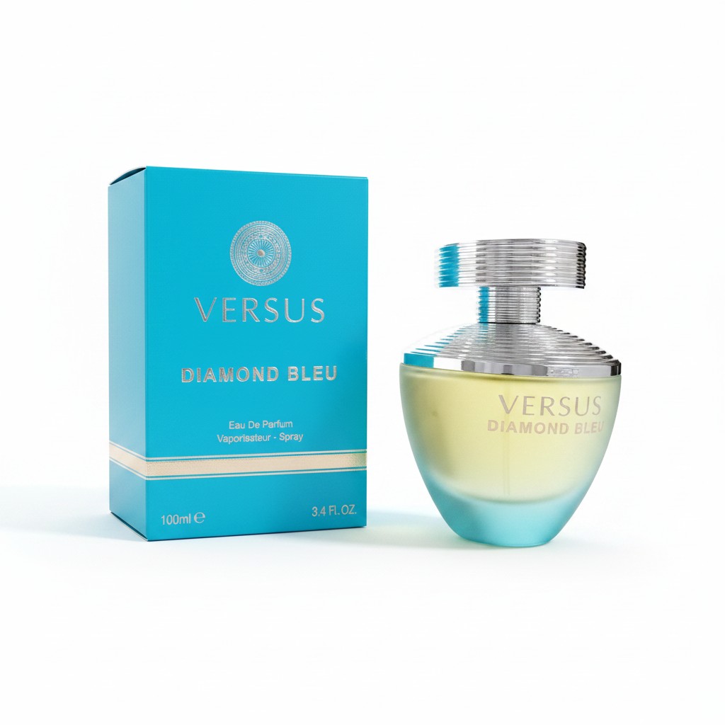 18249.jpg פגרנס וורלד ורסוס דאימונד בלו 100 מ"ל א.ד.פ - FRAGRANCE WORLD VERSUS DIAMOND BLEU – תמונה 1