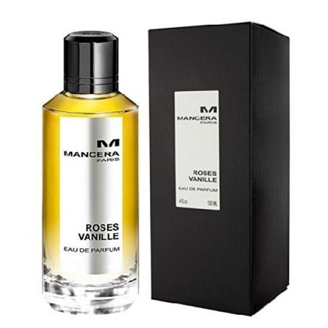 11016.jpg מנסרה רוזס ונילה יוניסקס א.ד.פ 120 מ"ל Roses Vanille Mancera 120 ml – תמונה 1
