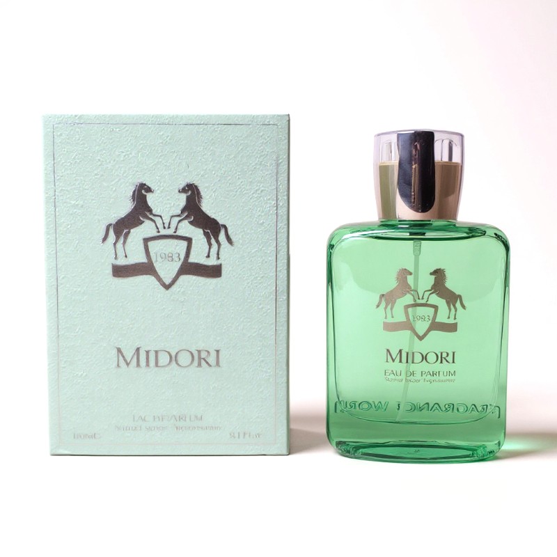 18025.jpg פגרנס וורלד מידורי א.ד.פ 100 מ"ל- Fragrance World MIDORI EDP – תמונה 1