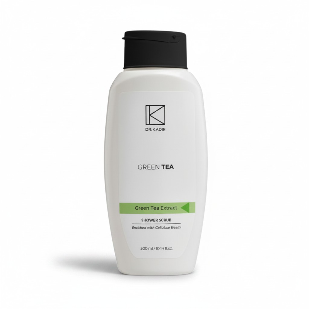 18267.jpg ד"ר כדיר אל סבון גרגירים גרין תה 300 מ"ל - DR. KADIR GREEN TEA EXTRACT SHOWER SCRUB – תמונה 1