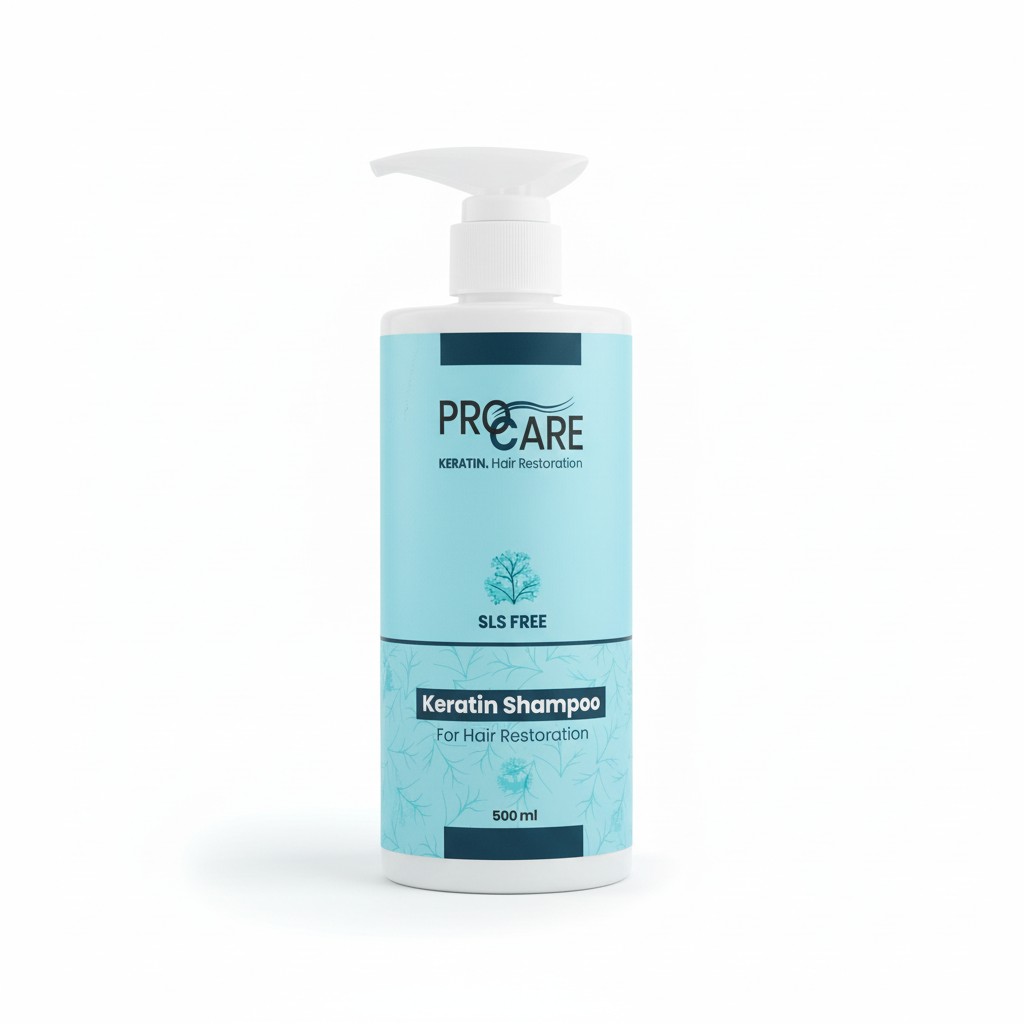 15553-6.jpg פרו-קר שמפו קרטין לשיקום השיער 500 מ"ל- PROCARE keratin shampoo hair restoration 500ml – תמונה 1